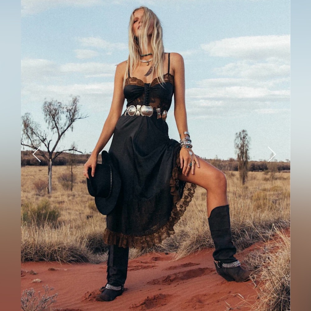 Chasing Unicorns Take the Long Road Home Slip Dress